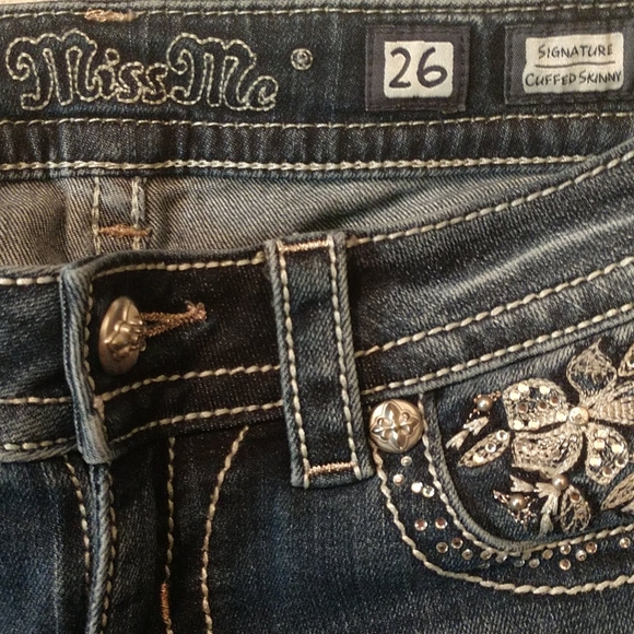 Miss Me Signature Skinny Jeans sz 26 - Picture 8 of 11